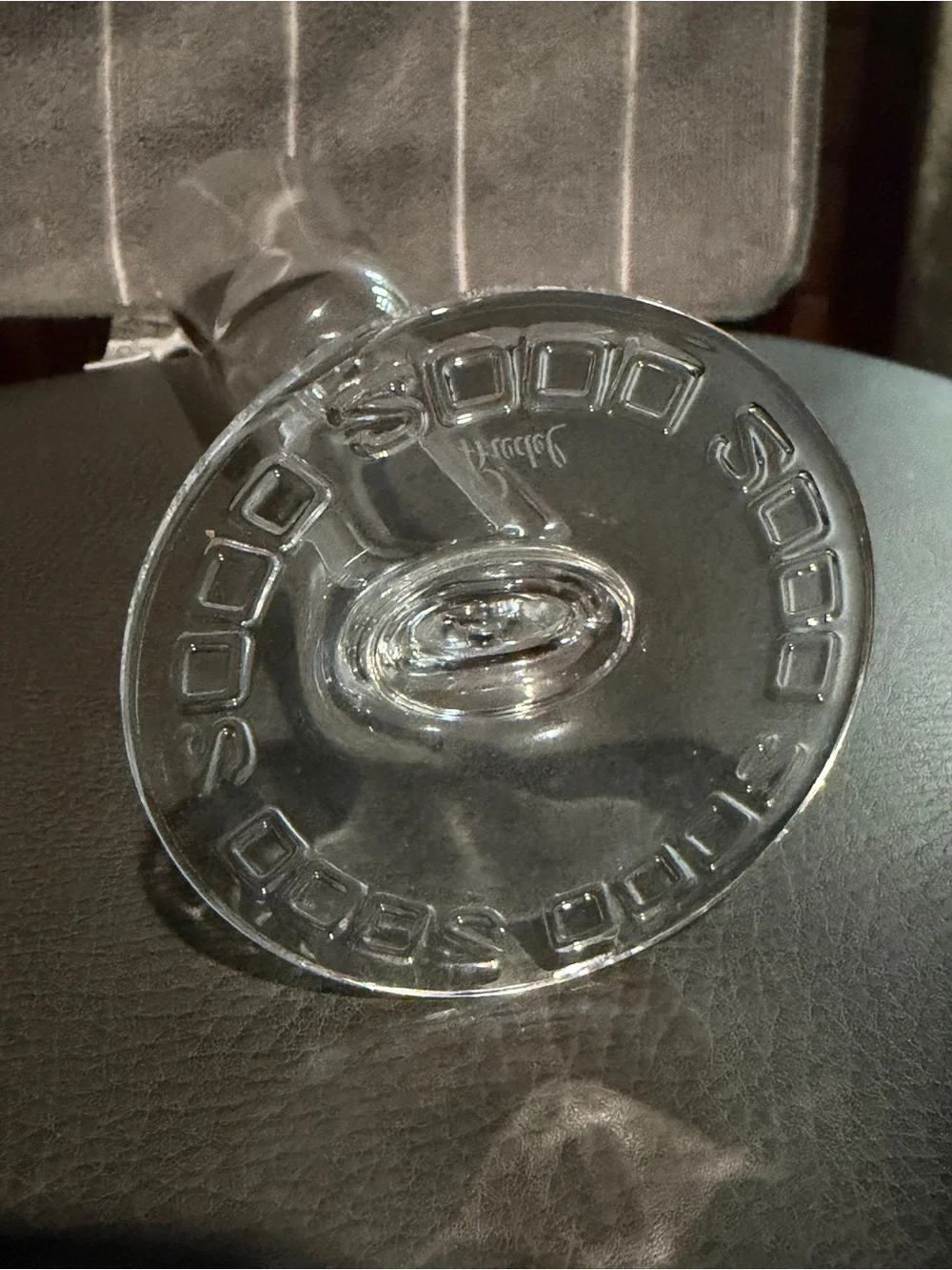 Riedel Crystal Champagne Flutes from Y2K - Pair